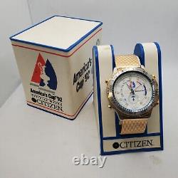 Citizen Yacht 1992 America's Cup Chronographe Alarme, Stopwatch & Race Montres Homme