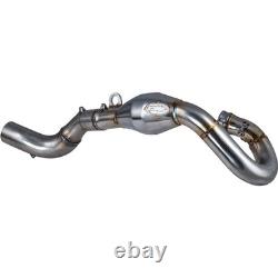 Collecteur FMF Racing en acier inoxydable MegaBomb avec tuyau intermédiaire pour KTM 045643