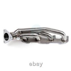 Collecteur d'échappement en acier inoxydable compatible avec Tundra Sequoia 01-04 4.7L V8 Racing