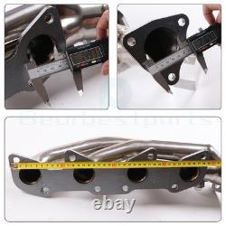 Collecteur d'échappement en acier inoxydable compatible avec Tundra Sequoia 01-04 4.7L V8 Racing