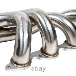 Collecteurs de course en acier inoxydable V-Band 3.5 pour moteurs V8 Chevy BBC 366-502