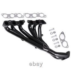 Compatible avec Lexus IS300 2001-2005, collecteur d’échappement noir 3.0L en acier inoxydable de course