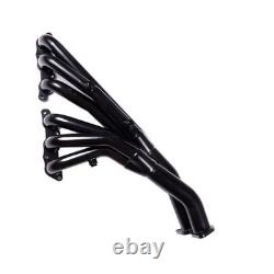 Compatible avec Lexus IS300 2001-2005 noir collecteur d'échappement 3.0L acier inoxydable course M