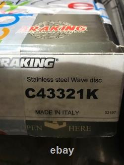 Disque ondulé en acier inoxydable Ktm racing c43321k