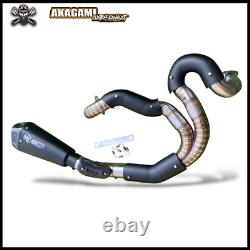 Échappement 2-1 adapté pour Harley V-Rod Muscle 2009-2017 Son de course en acier inoxydable