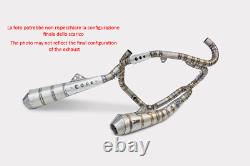 Échappement High Zard en acier inoxydable pour Ducati Sport 1000 2005-2008