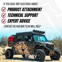 Échappement Slip-On en acier inoxydable Trinity Racing pour RZR Pro R TR-4182S