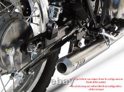 Échappement Zard Cross en acier inoxydable pour Kawasaki W 800 2010 17