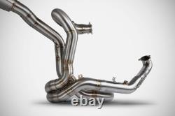 Échappement Zard Racing en acier inoxydable pour Ducati Panigale V2 2020-24
