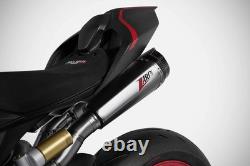 Échappement Zard Racing en acier inoxydable pour Ducati Panigale V2 2020-24