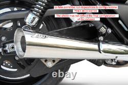 Échappement Zard conique en acier inoxydable Racing pour Triumph Thunderbird 1600 2009-16