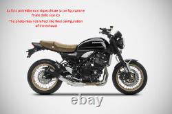 Échappement Zard en acier inoxydable de course pour Kawasaki Z 900 Rs 2018-2020