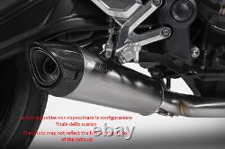 Échappement complet Zard en acier inoxydable Racing pour Triumph Trident 660 2021 2023