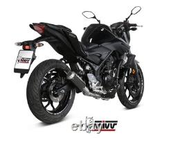 Échappement complet en acier inoxydable de course MIVV Mk3 Yamaha Mt-03 2016 2024