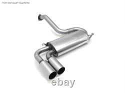 Échappement de course FOX en acier inoxydable pour Audi 80 S2 Coupé quattro Typ 89