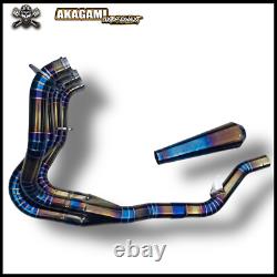 Échappement de course en acier inoxydable fabriqué à la main pour Kawasaki Ninja ZX6R 636 2009-2025