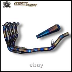 Échappement de course en acier inoxydable fabriqué à la main pour Kawasaki Ninja ZX6R 636 2009-2025