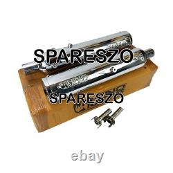 Échappement en acier inoxydable Rhino Racing compatible avec Royal Enfield Super Meteor 650