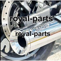 Échappement en acier inoxydable Rhino Racing compatible avec Royal Enfield Super Meteor 650