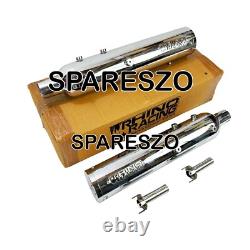 Échappement en acier inoxydable Rhino Racing compatible avec Royal Enfield Super Meteor 650