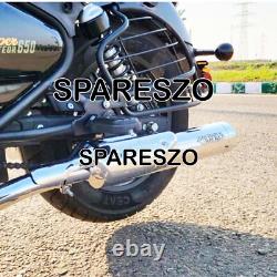 Échappement en acier inoxydable Rhino Racing compatible avec Royal Enfield Super Meteor 650
