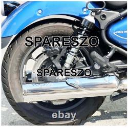 Échappement en acier inoxydable Rhino Racing compatible avec Royal Enfield Super Meteor 650