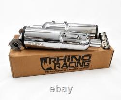 Échappement en acier inoxydable Rhino Racing compatible avec Royal Enfield Super Meteor 650 V4