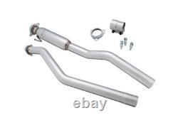 Échappement intermédiaire en acier inoxydable Megan Racing compatible avec Civic Si EP3 02-05 MIDPIPE-EP3