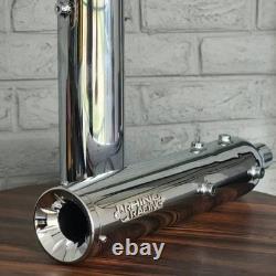 Échappements Rhino Racing V1 (Acier Inoxydable) pour Royal Enfield Super Meteor 650