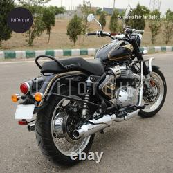 Échappements Rhino Racing pour Royal Enfield Bullet 650 V4 (acier inoxydable)