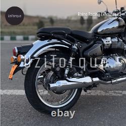 Échappements Rhino Racing pour Royal Enfield Classic 650 V4 (Acier Inoxydable)