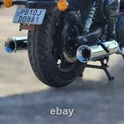Échappements en acier inoxydable RHINO Racing adaptés pour Royal Enfield Meteor 650 V1