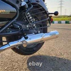 Échappements en acier inoxydable RHINO Racing adaptés pour Royal Enfield Meteor 650 V1