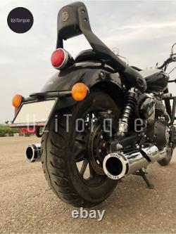 Échappements en acier inoxydable Rhino Racing adaptés pour Royal Enfield Meteor 650 (Haut de gamme)