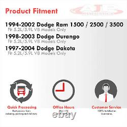 En Acier Inoxydable Racing Exhaust Manifold Header Pour 1994-2002 Dodge Ram 5.2/5.9l
