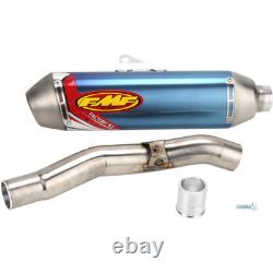 FMF Racing 044235 Factory 4.1 Slip-On, Tuyau intermédiaire en acier inoxydable anodisé bleu