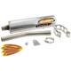 Fmf Racing Turbinecore 2 Acier Inoxydable/aluminium Universel 1-1/8 020302
