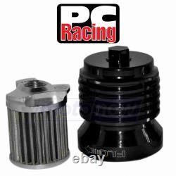 Filtre à huile réutilisable en acier inoxydable PC Racing Flo à visser pour 1995-2010