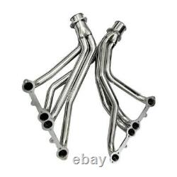 Fit 67-77 Action Line Sbc V8 Stainless Racing Manifold Long Tube Header/exhaust
