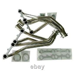 Fit 67-77 Action Line Sbc V8 Stainless Racing Manifold Long Tube Header/exhaust