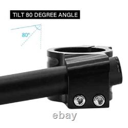 Guidon de rehausse en acier inoxydable CNC de 31MM-51MM à clipser