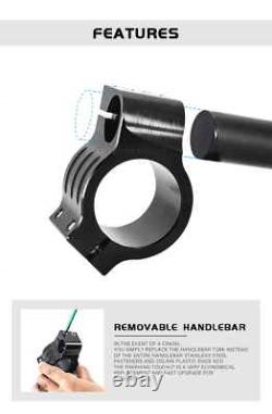 Guidon de rehausse en acier inoxydable CNC de 31MM-51MM à clipser