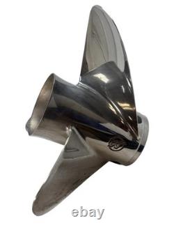 Hélice Mercury Racing Eco Enertia à 3 pales en acier inoxydable 16 x 20P, rotation à droite, OEM