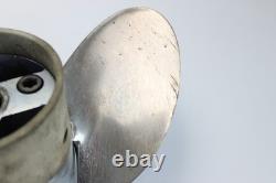 Hélice de course en acier inoxydable à ajustement automatique Johnson Evinrude 15 Spline RH Hélice de course en acier inoxydable à ajustement automatique Johnson Evinrude 15 Spline RH