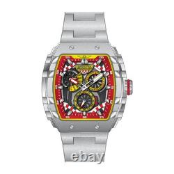 INVICTA Invicta Racing Hommes Acier Inoxydable Noir+Rouge+Jaune cadran VD86