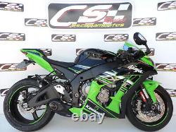 Kawasaki Ninja Zx-10r Zx10rr Cs Racing Slip-on Exhaust Amazing Sound 2016-2020 Kawasaki Ninja Zx-10r Cs10rr Cs Racing Slip-on Exhaust Amazing Sound