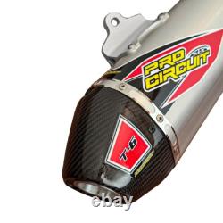 Kit d’échappement complet de course en acier inoxydable avec embout en carbone pour Kawasaki KLX 230 Kit d’échappement complet de course en acier inoxydable avec embout en carbone pour Kawasaki KLX 230