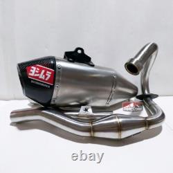 Kit d’échappement complet de course en acier inoxydable, carbone argenté pour Kawasaki KLX 230