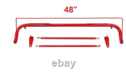 Kit de barre de harnais de sécurité de course en acier inoxydable 48-1/4 pour châssis