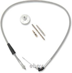 Kit de couvercle de carburateur de remplacement en acier poli/inox Moose Racing 1050-0030